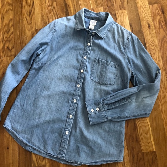 SOLD J. Crew The Perfect Shirt Button Down Shirt - Picture 4 of 11